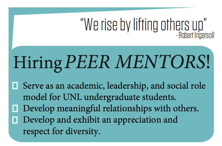 Become a Peer Mentor