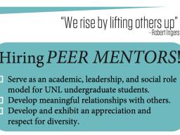 Become a Peer Mentor