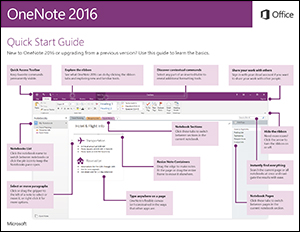 Tips, Tricks & Other Helpful Hints: OneNote 2016 Quick Start Guide