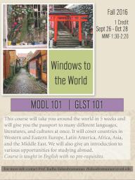 GLST 101: Windows to the World