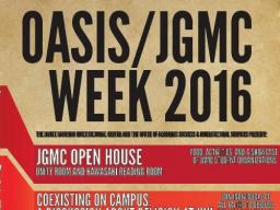 OASIS/JGMC Week 2016