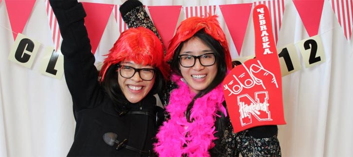 Graduating students are invited to celebrate their accomplishments and pick up their caps and gowns at the alumni association’s Gradfest party.