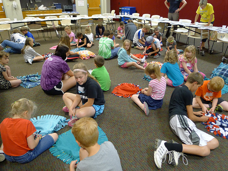 One of the 58 workshops at Clover College is the 4-day Clover Kids Day Camp for youth ages 6 & 7.