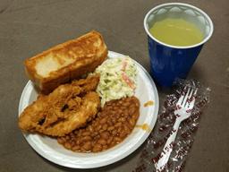 4-H Council's Chicken Dinner featuring Raising Cane's chicken fingers hot off their food truck! Meal includes 3 chicken fingers, sides & drink.