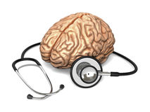 Brain with Stethoscope