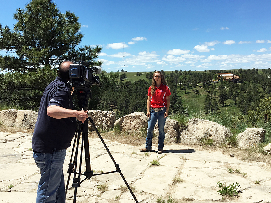 SNR Cabela's apprentice Chrissy Peters was featured on the June 16 episode of Backyard Farmer.