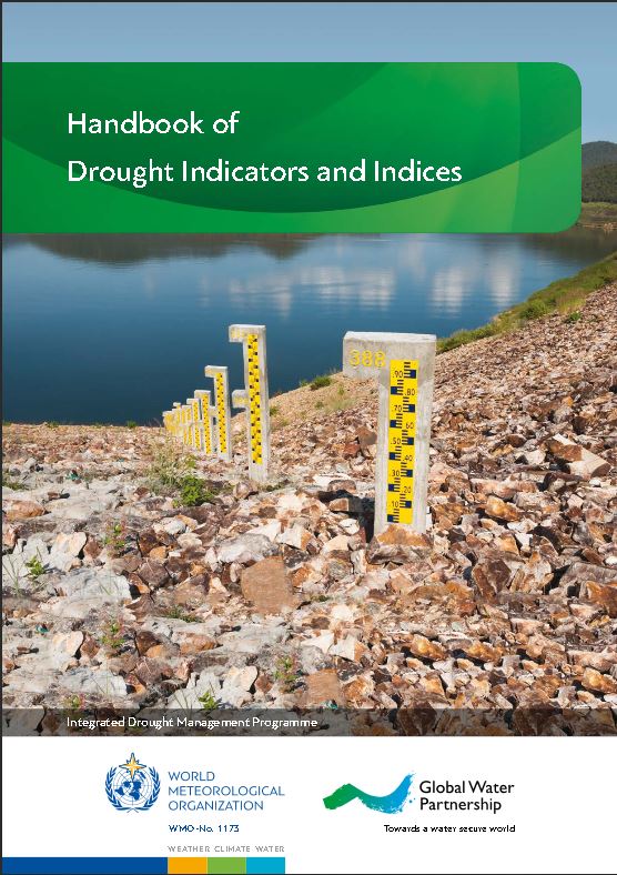 The Handbook of Drought Indicators and Indices, written by Mark Svoboda and Brian Fuchs with the National Drought Mitigation Center, now is available. It's the first collection ever made of available drought indicators and indices.
