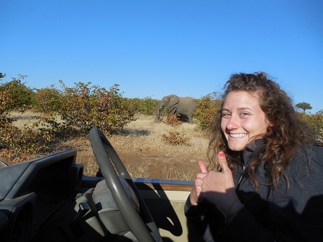 Morgan Kowalewski, an agriculture education major, was one of 14 UNL students to study abroad in Botwana, Africa.