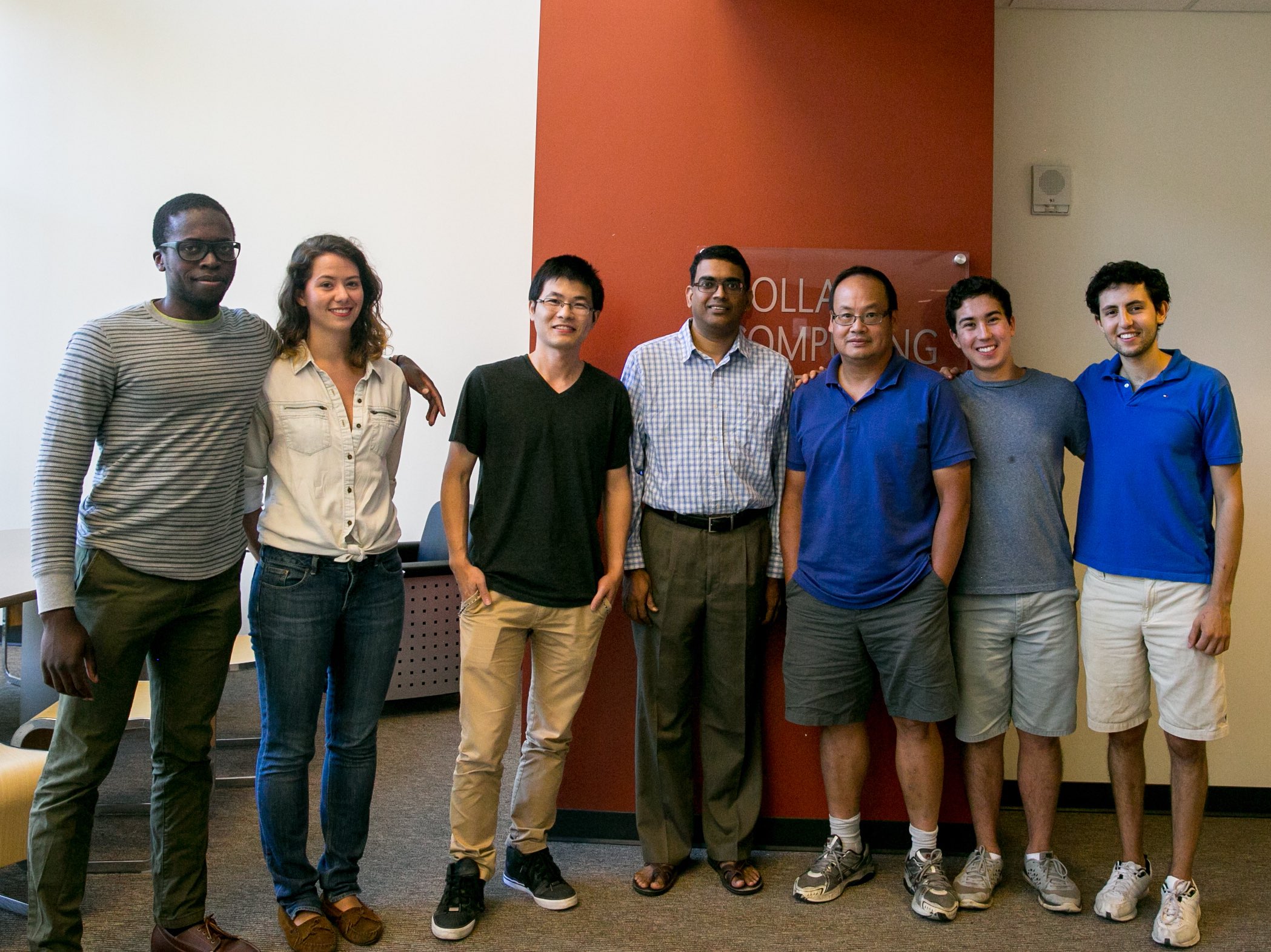 Summer Research Program students with their CSE professors and mentors.