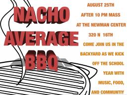 Nacho Average BBQ Poster