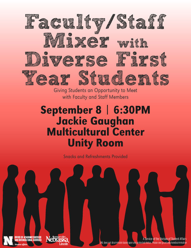 Faculty/Staff Mixer with Diverse First Year Students