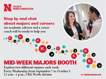 The Mid-Week Majors booth will appear this fall. 
