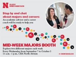 The Mid-Week Majors booth will appear this fall. 