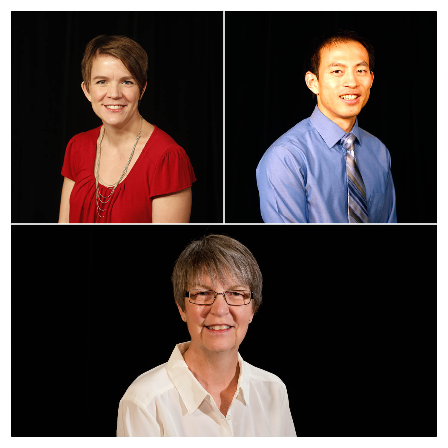 Valerie Jones, Bryan Wang and Ruth Brown