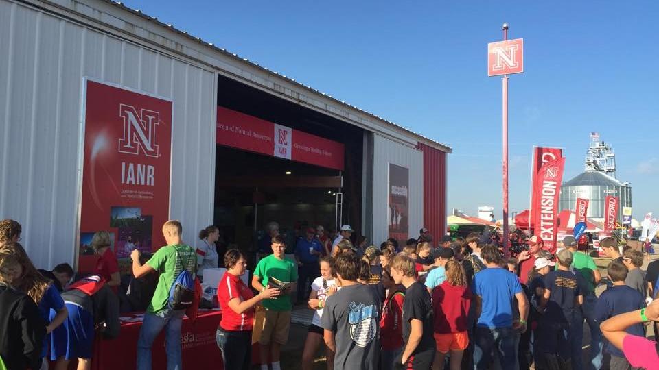 Attendees at Husker Harvest Days, Sept. 13-15 near Grand Island, can find the University of Nebraska-Lincoln's Husker Red steel building at Lot 321 on the south side of the exhibit grounds. | Courtesy of IANR 