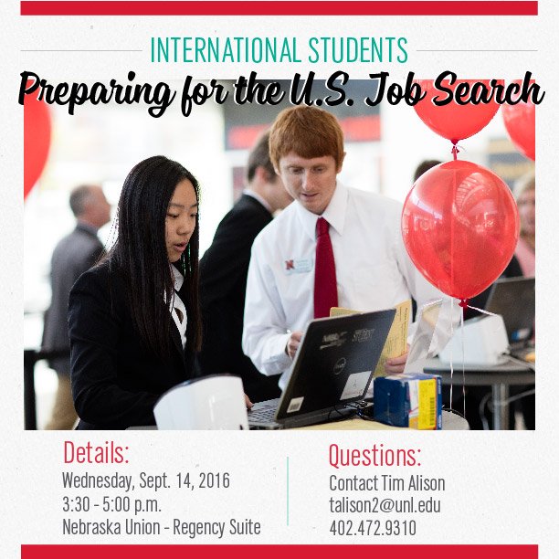 Preparing for the U.S. Job Search Event