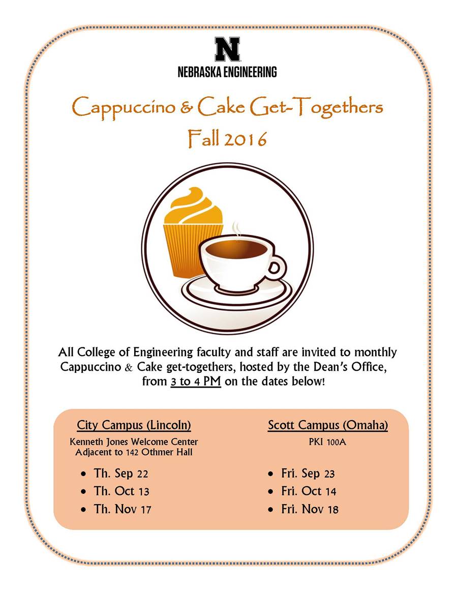 Cappuccino & Cake Get-Togethers