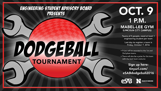 eSAB Dodgeball Tournament is Oct. 9
