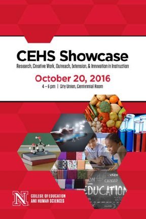 CEHS Showcase will be held 4-6 p.m., Oct. 20 at the Nebraska Union on City Campus.