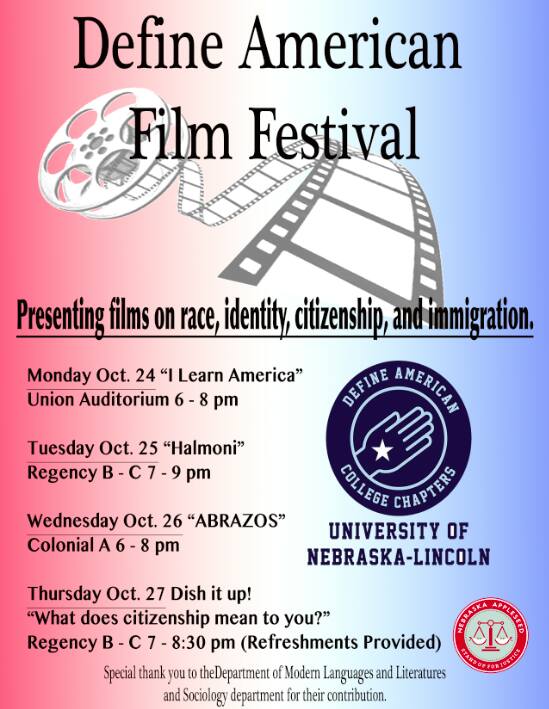 Define American Film Festival Runs 10/2410/27 Announce University