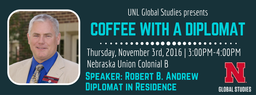 EVENT: Coffee with a Diplomat | November 3rd | 3-4PM