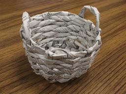Make a woven paper basket at a 4-H workshop on Nov. 12