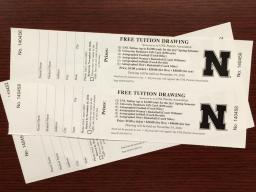 Get your raffle tickets to enter to win tuition!
