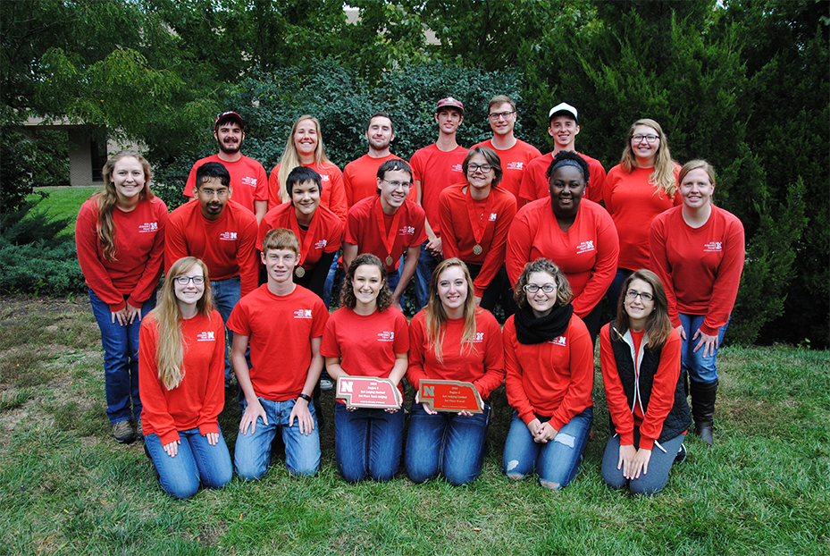 University of Nebraska-Lincoln soils team will compete at nationals in spring 2017 after earning third in regional competition.