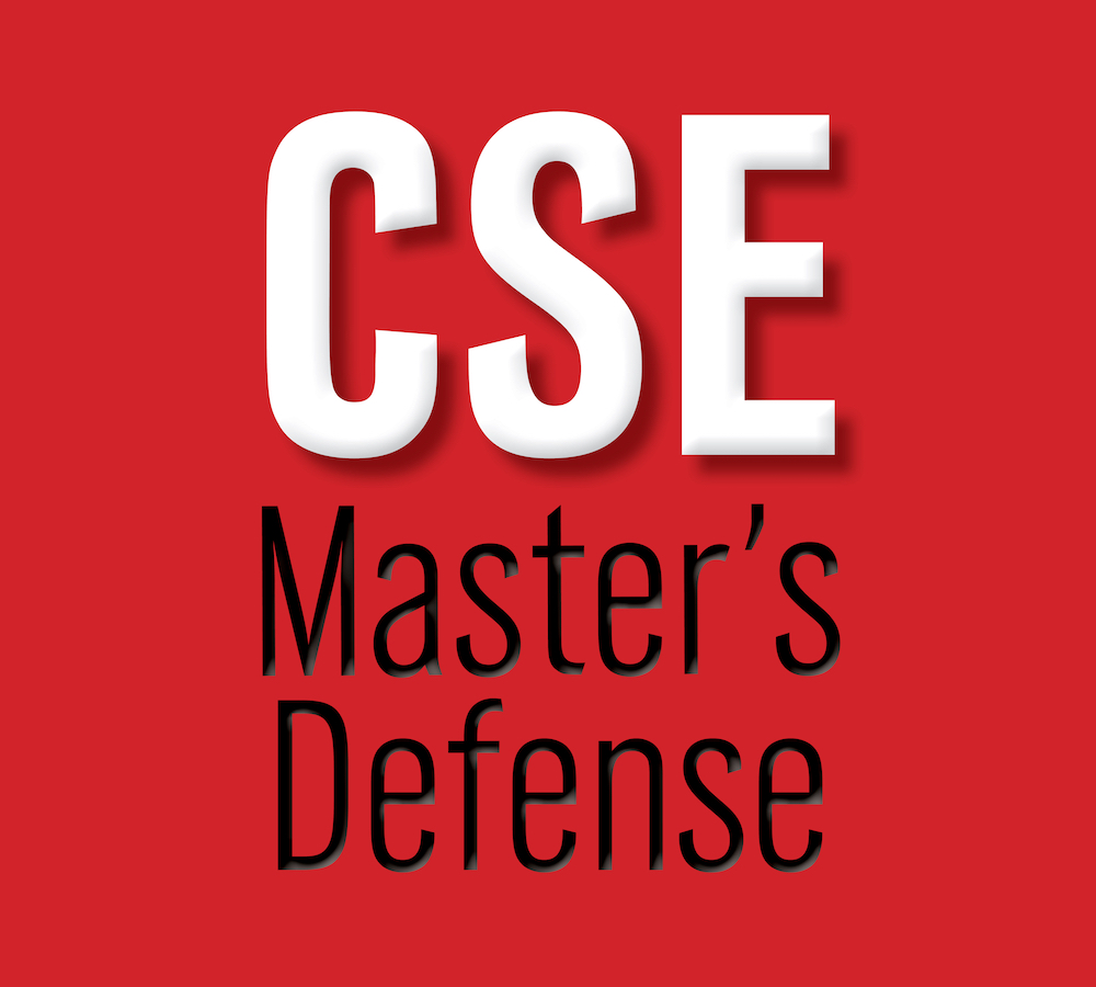 Master's Projects and Defenses This Week
