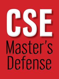 Master's Projects and Defenses This Week