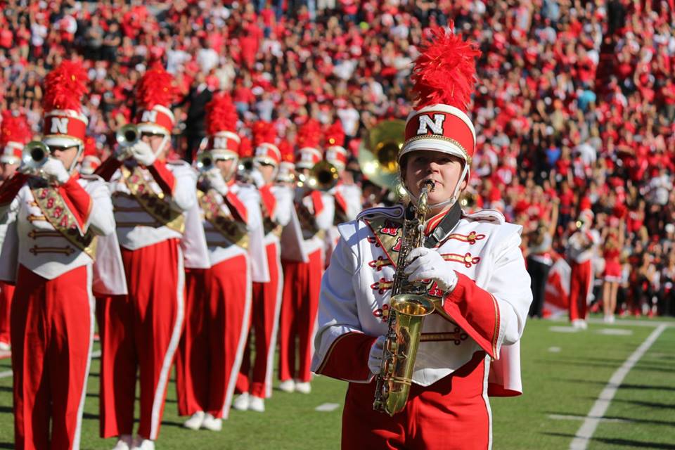 The Cornhusker Marching Band presents their annual Highlights Concert on Sunday, Dec. 11 at the Lied Center for Performing Arts. Photo by Rose Johnson.