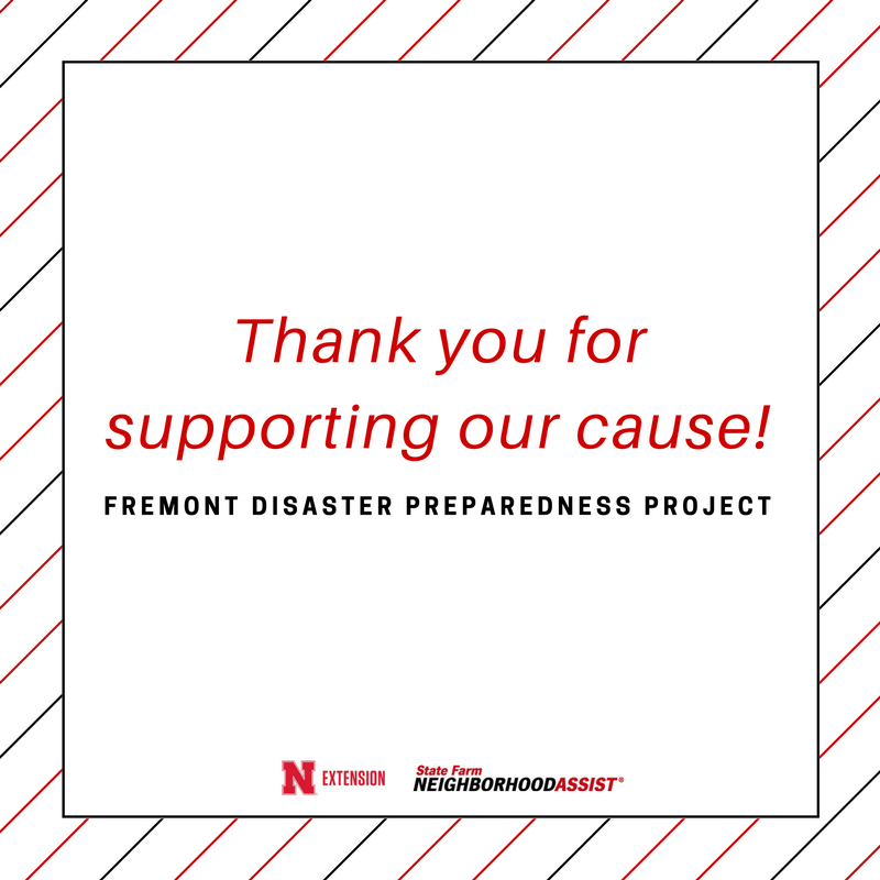 Thank you for supporting our cause!