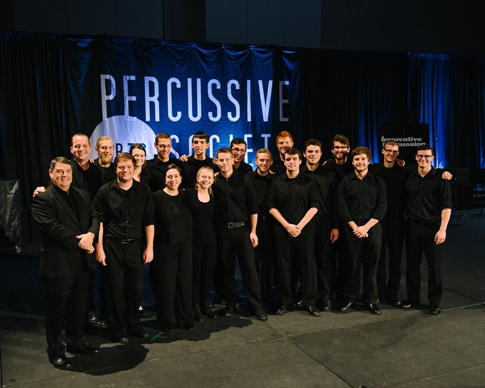 The University of Nebraska-Lincoln's Percussion Ensemble performed at PASIC Nov. 10 in Indianapolis, Indiana.