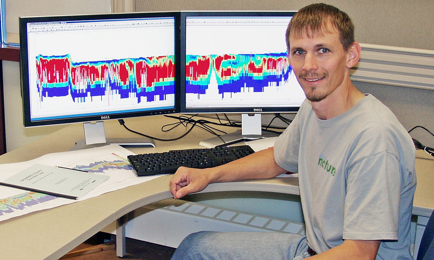 Jesse Korus, hydrologist with Conservation and Survey Division, Nebraska’s Geological Survey.