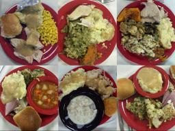 Students enjoyed a variety of Thanksgiving fare in the dining halls on Thursday, Nov. 10.