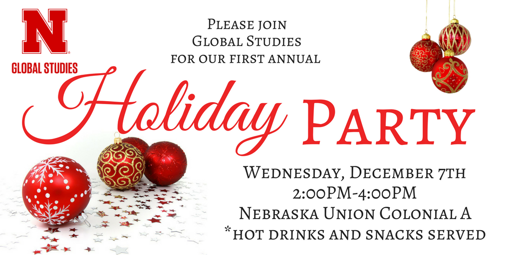 Global Studies Holiday Party