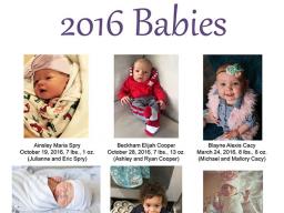 Babies born to NebraskaMATH teachers in 2016