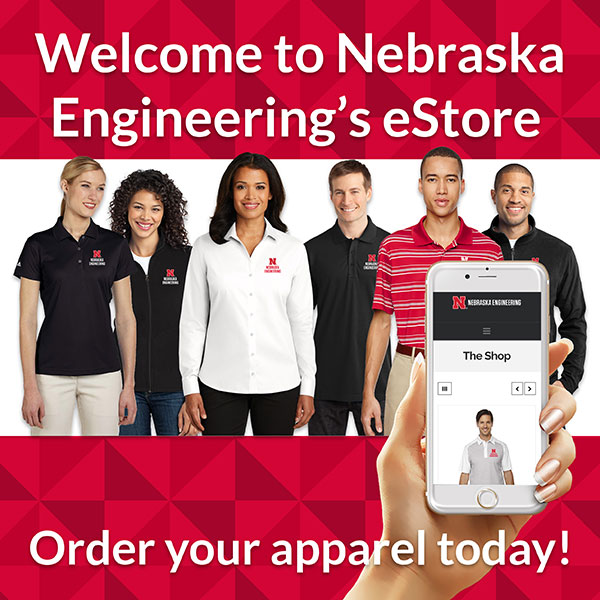 Nebraska Engineering apparel for sale year-round