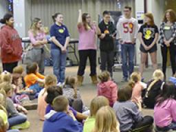 4-H Teen Council members organize and run the 4th & 5th Grade overnight Lock-In.