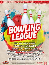 Bowling League Poster