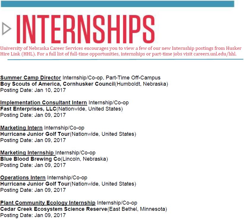 internships