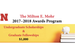 The Milton E. Mohr Awards Program