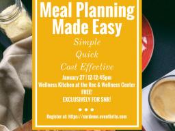 Register now for the wellness cooking demonstration set for Jan. 27. | Courtesy image