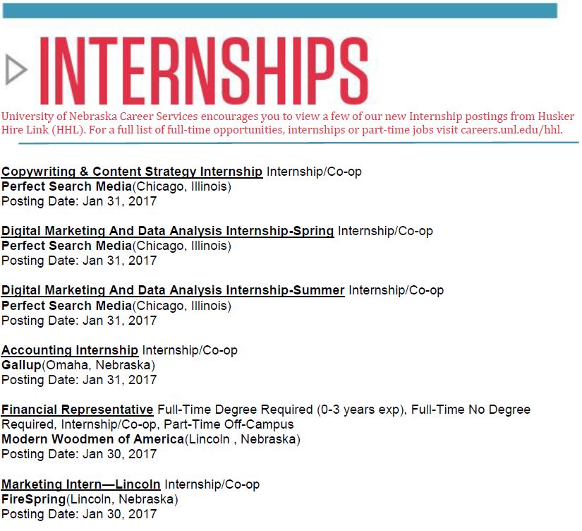 internships