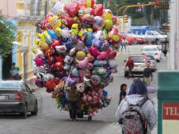 Balloon Vendor, Robert, Bubp, Las Calles Publicas Project, Puebla, Mx Sept 2015