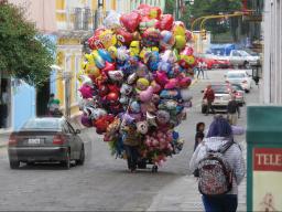 Balloon Vendor, Robert, Bubp, Las Calles Publicas Project, Puebla, Mx Sept 2015