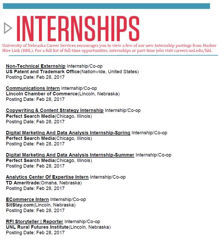 internships