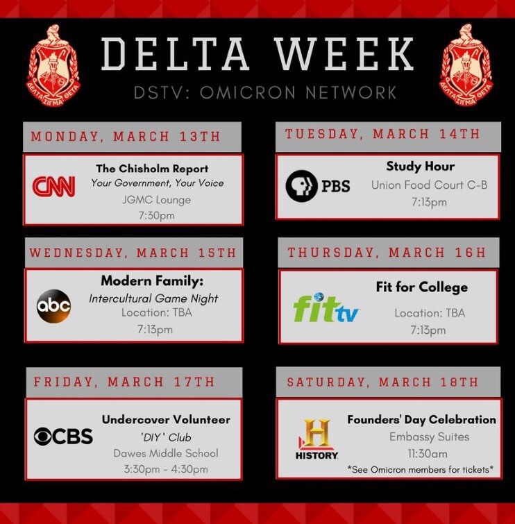 Delta Week! Announce University of NebraskaLincoln