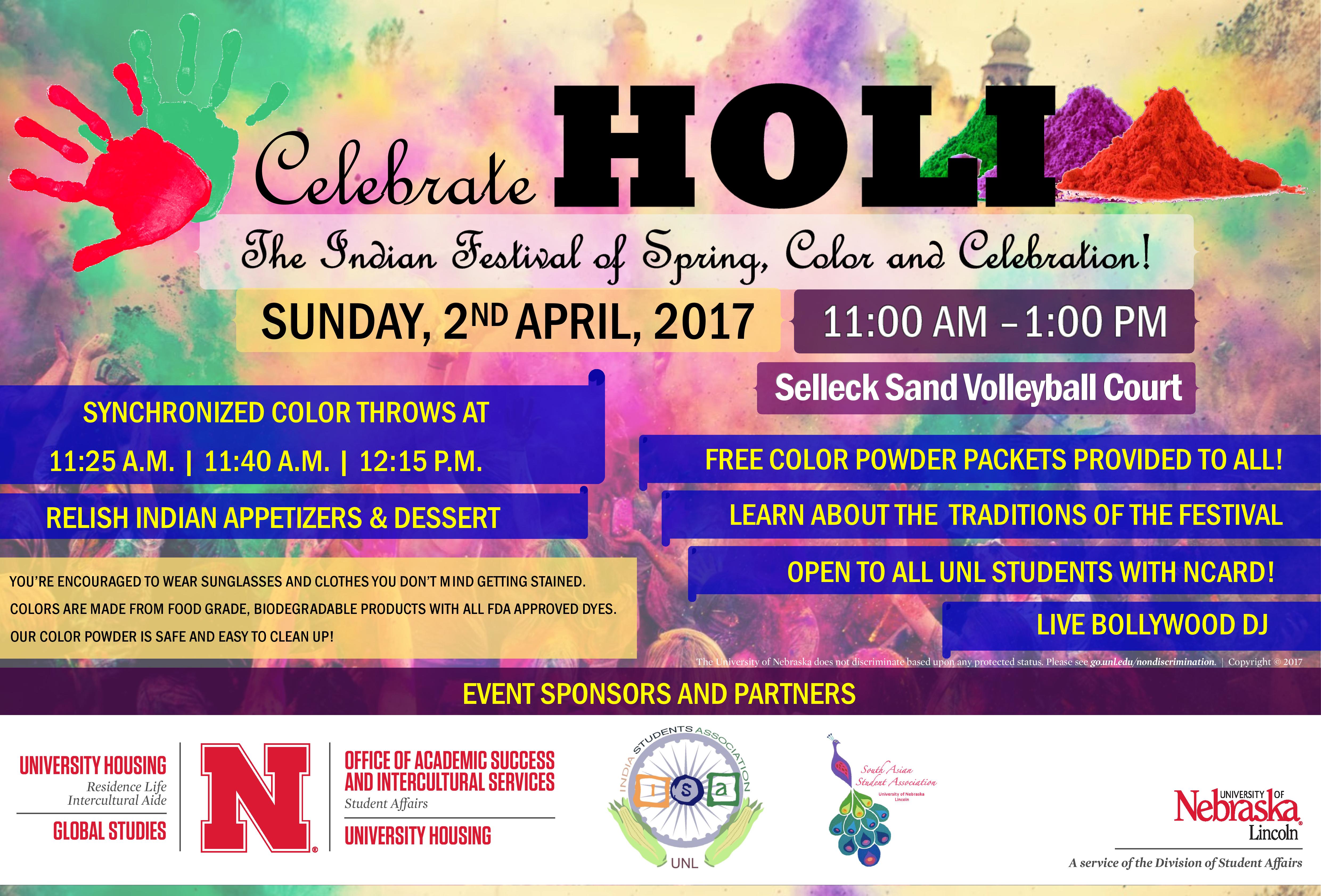 EVENT: Holi Celebration