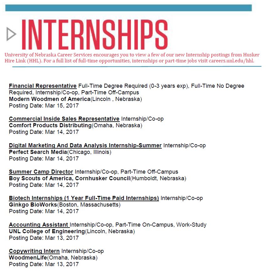 Internships